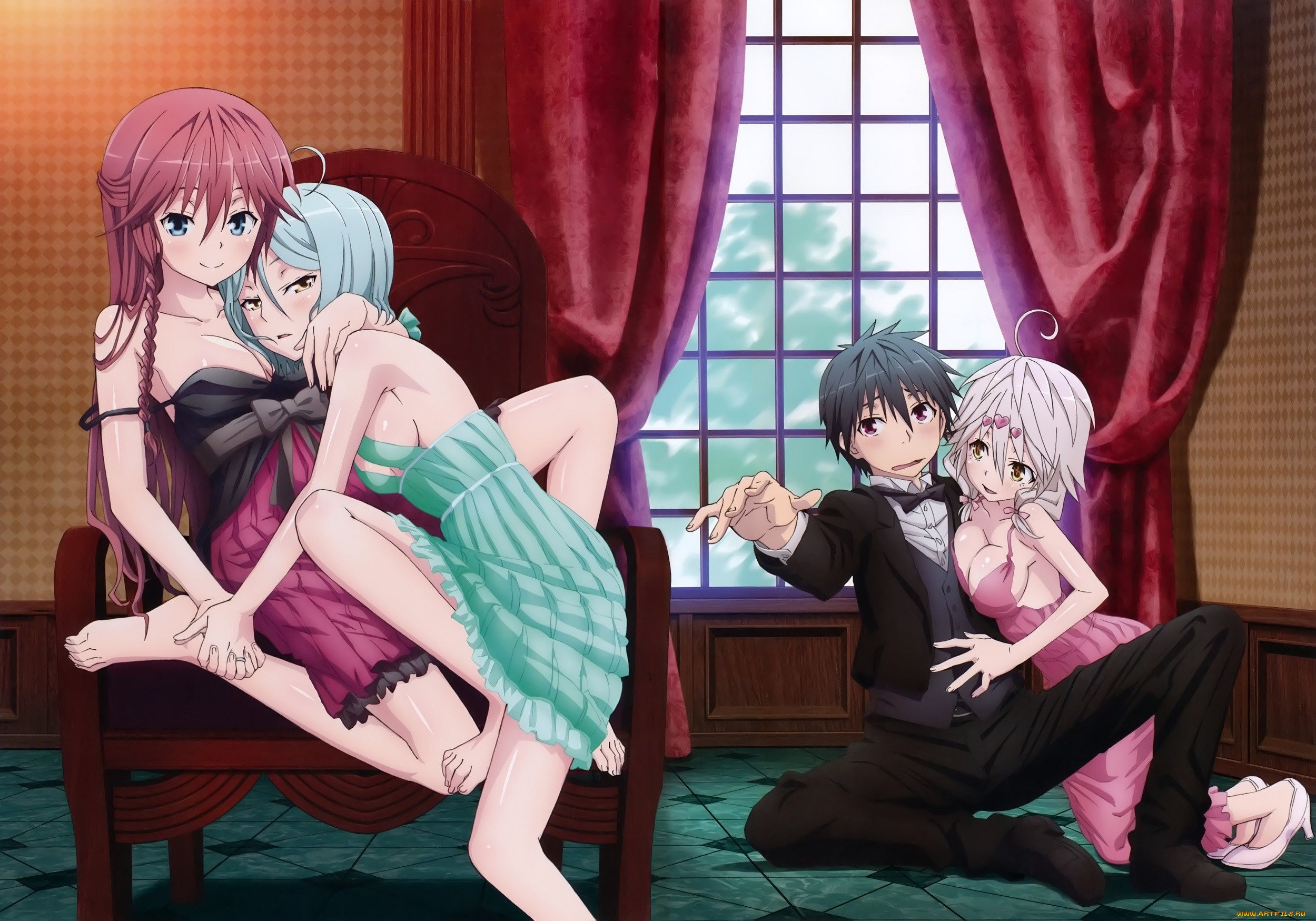 trinity seven, , unknown,  , , , tagme, artist, kurata, yui, kasuga, arata, kannazuki, arin, asami, lilith, trinity, seven
